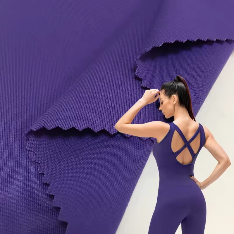Nylon Spandex Interlock Fabric