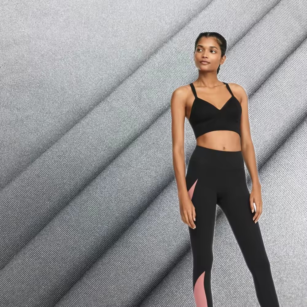 Nylon Spandex Interlock for Yoga Wear 